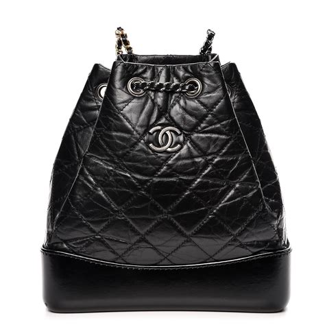 chanel gabrielle backpack small dimension|Chanel backpack price.